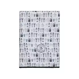 ORIGINAL PENGUIN OP TONAL DRINKS WAFFLE TOWEL BRIGHT WHITE