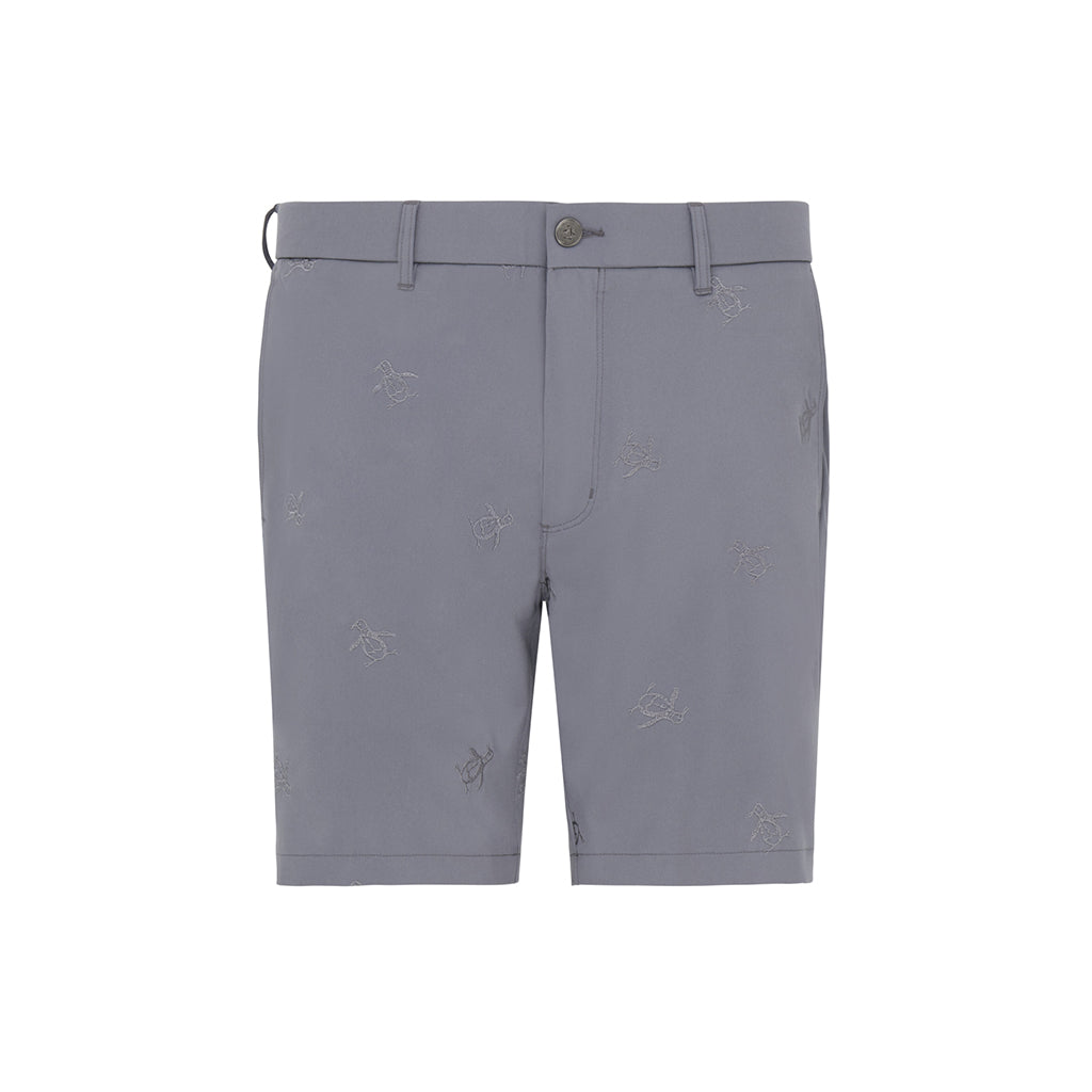 ORIGINAL PENGUIN SPACE DYED PETE EMBROIDERED SHORT QUIET SHADE