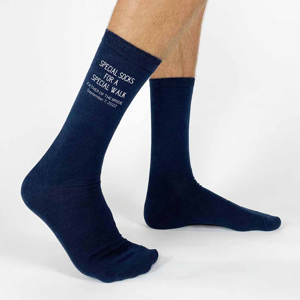 Personalized Wedding Socks for the Father of the Bride