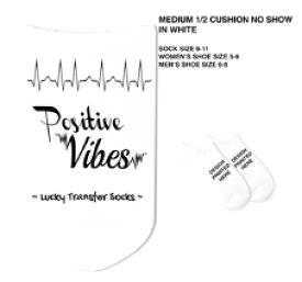 Positive Vibes - Lucky Transfer Socks - SG