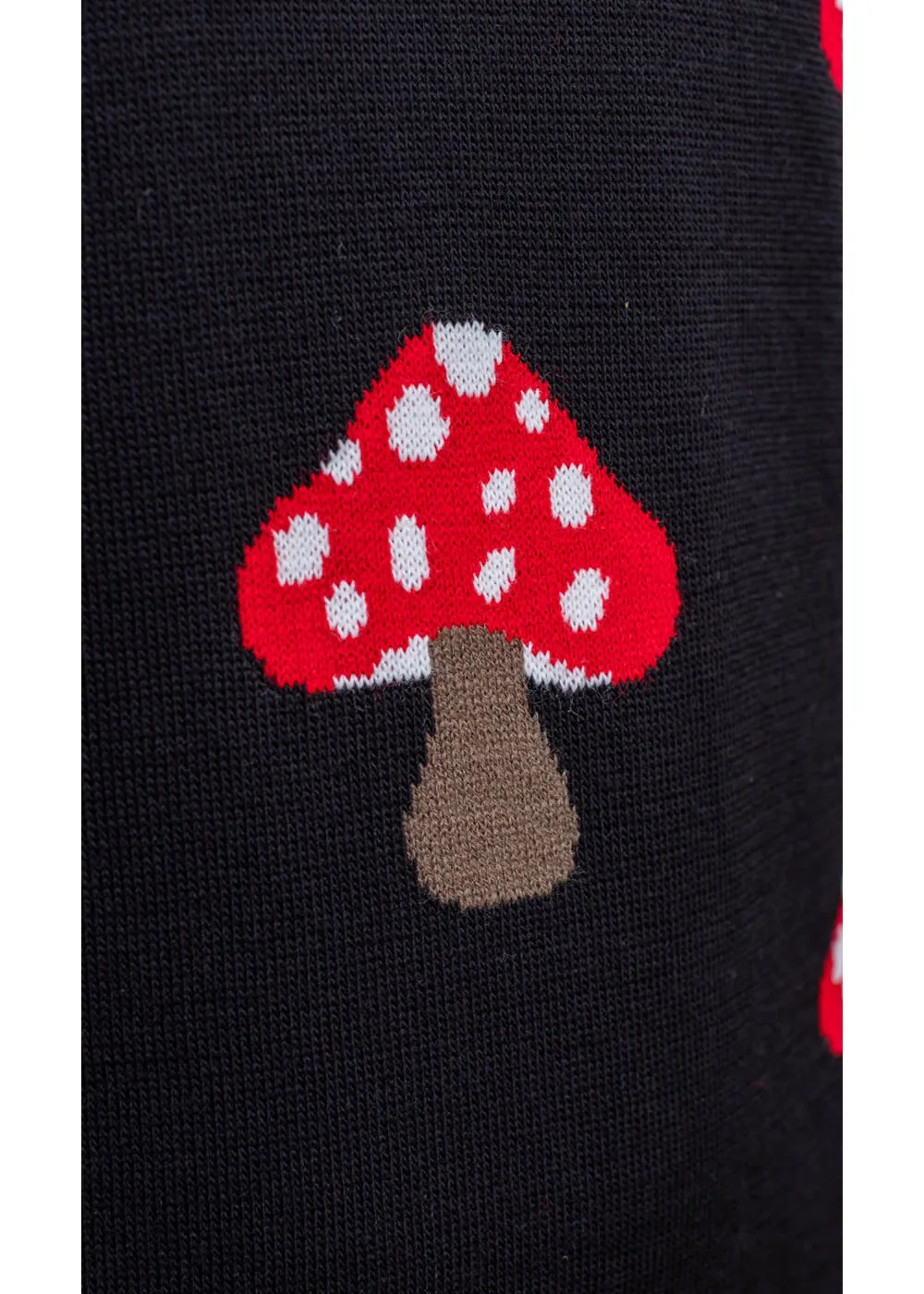 Run & Fly Mushroom Jumper Black