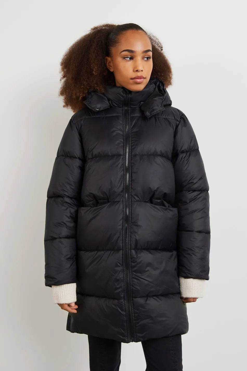 S long puffer jacket