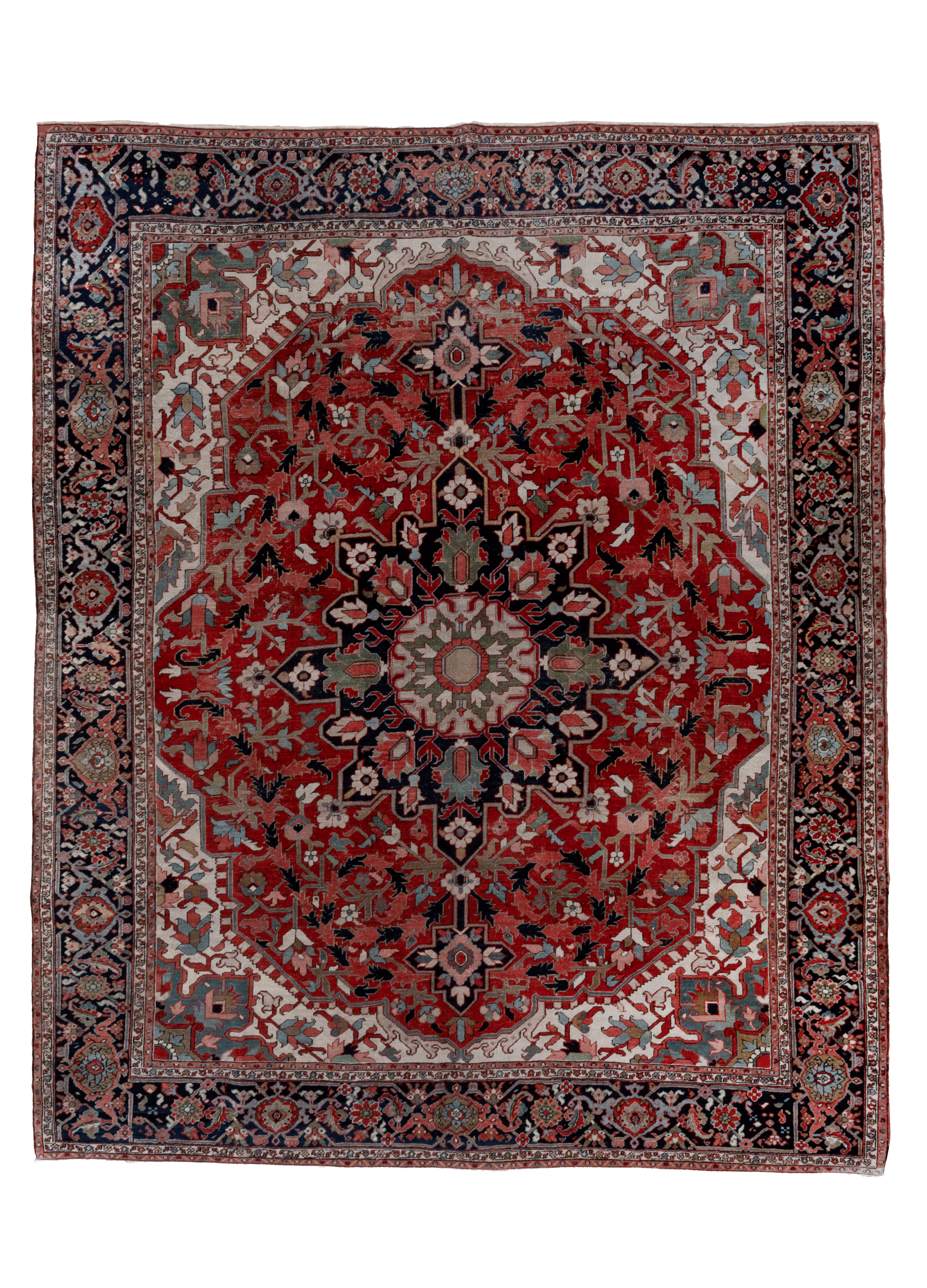 Serapi Vintage Persian Rug 11’3” x 9’4”