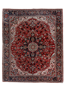 Serapi Vintage Persian Rug 11’3” x 9’4”