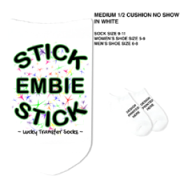 Stick Embie Stick - Lucky Transfer Socks - SG