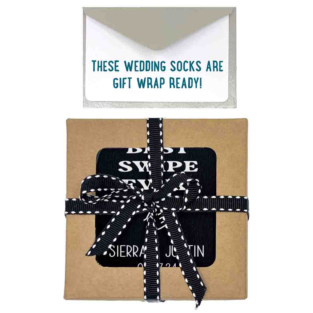 Swipe Right Personalized Socks for the Groom