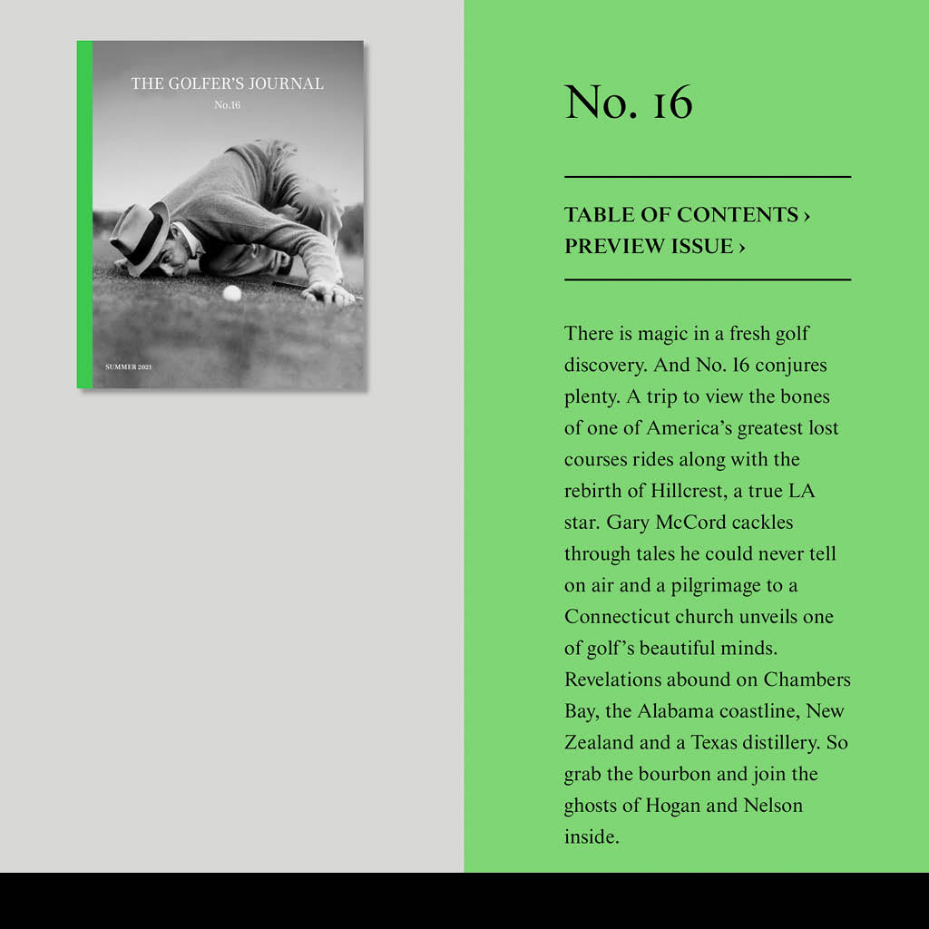 The Golfers Journal No. 16