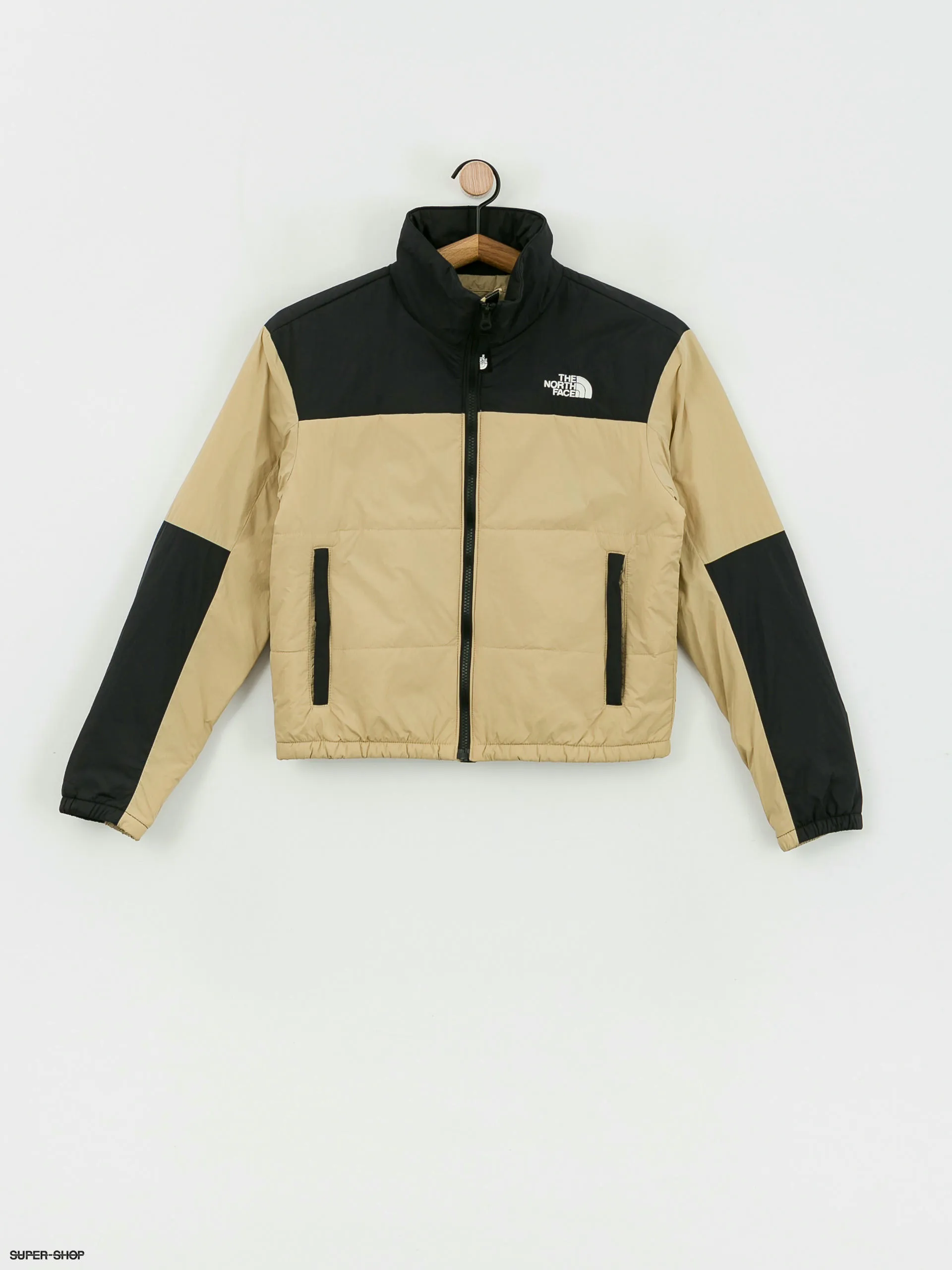 The North Face Guniwei Puffer Jacket Wmn (khaki stone/tnf black)