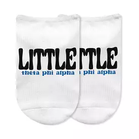 Theta Phi Alpha No Show Socks for Bigs and Littles