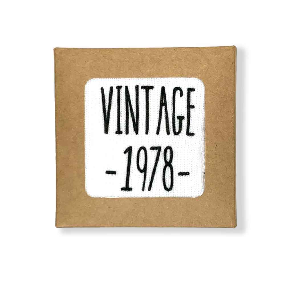 Vintage Birthday Socks for Him or Her with a Birthday Year