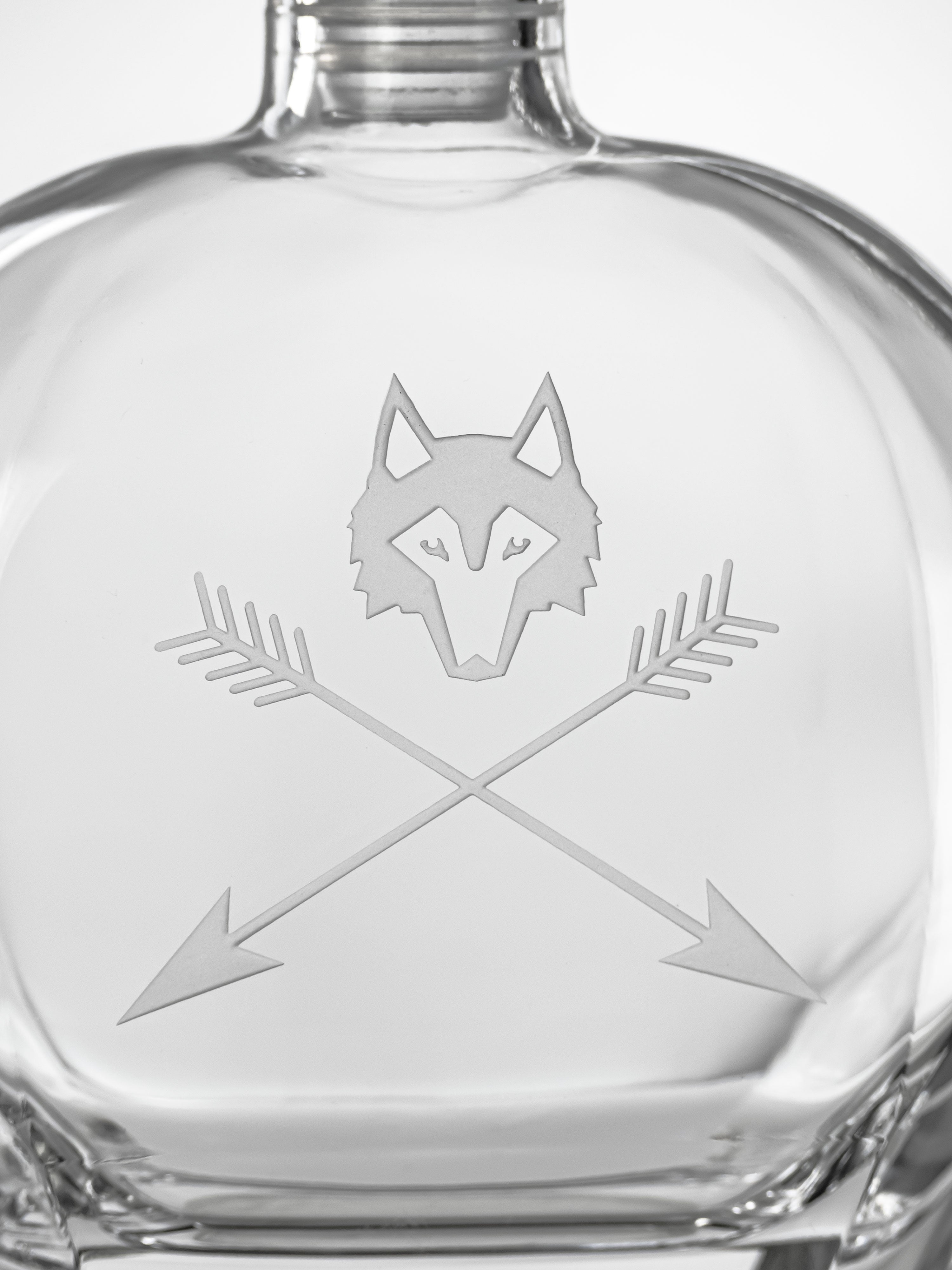 Wolf and Arrows Decanter