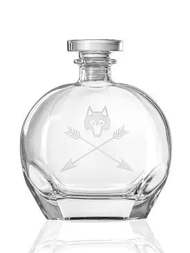 Wolf and Arrows Decanter