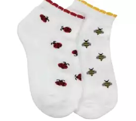 Wow! Socks Bees & Lady Bugs